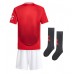 Maglie da calcio Manchester United Prima Maglia Bambino 2024-25 Manica Corta (+ Pantaloni corti)